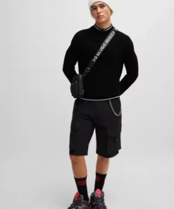 Hugo Saikk Zip Sweater Black