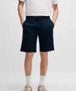 Boss Chino Tapered Shorts Dark Blue