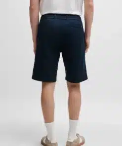 Boss Chino Tapered Shorts Dark Blue