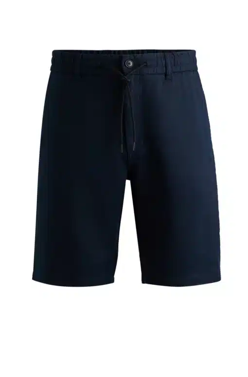 Boss Chino Tapered Shorts Dark Blue