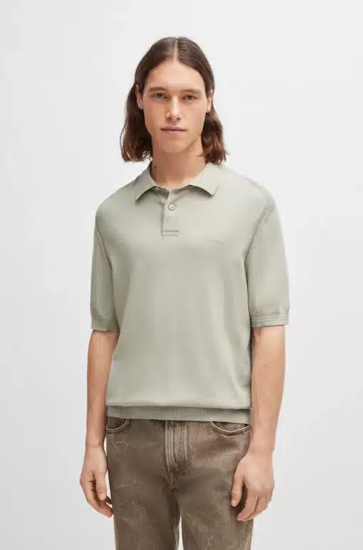 Boss Asac Polo Shirt Light Beige