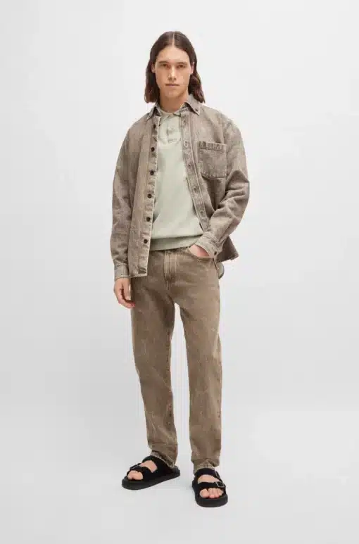Boss Asac Polo Shirt Light Beige