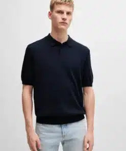 Boss Asac Polo Shirt Dark Blue