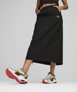Puma DARE TO Midi Woven Skirt Black