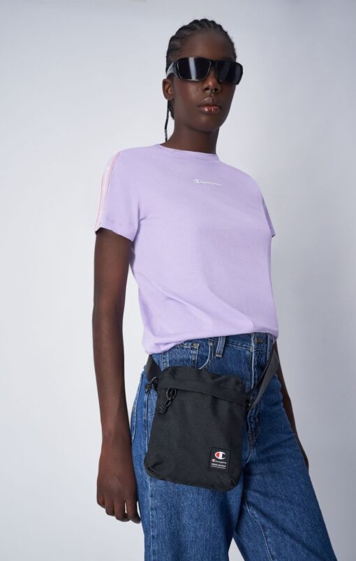 Champion Zipped Small Shoulder Bag Black