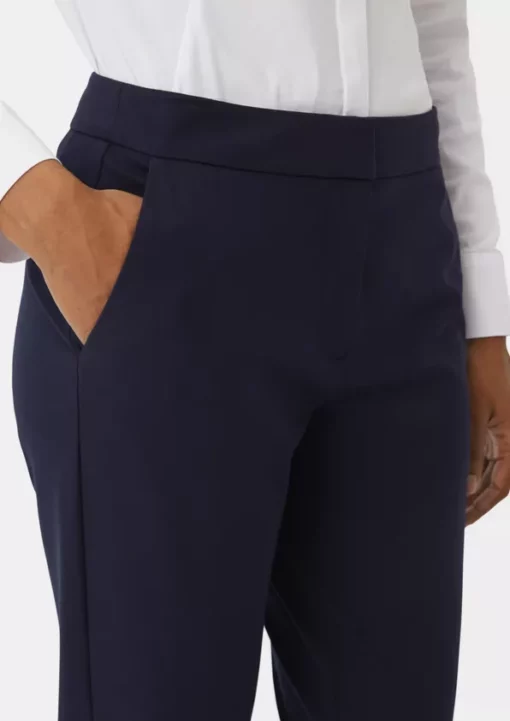 Comma, Slim Fit Trousers Navy