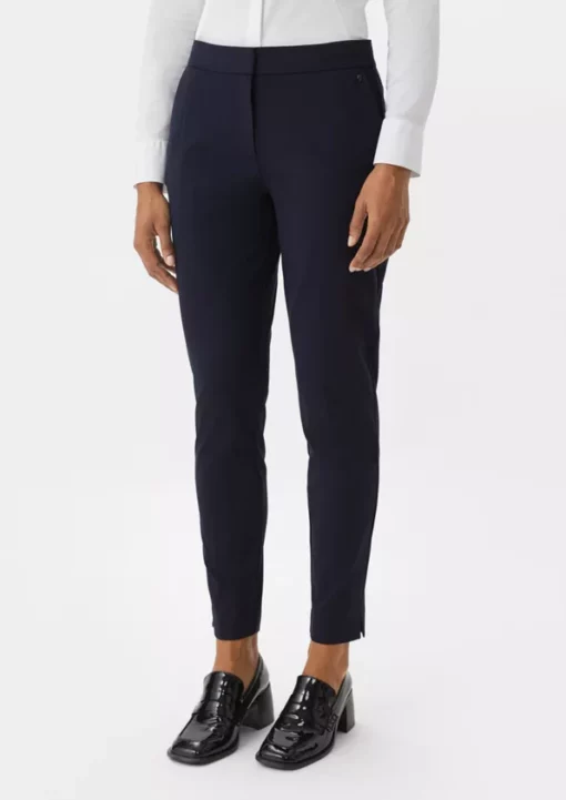 Comma, Slim Fit Trousers Navy