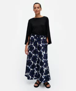 Marimekko Kuvio Unikko Cupro Mix Trousers