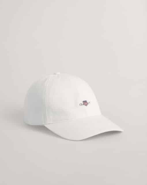 Gant Unisex Shield Cap White
