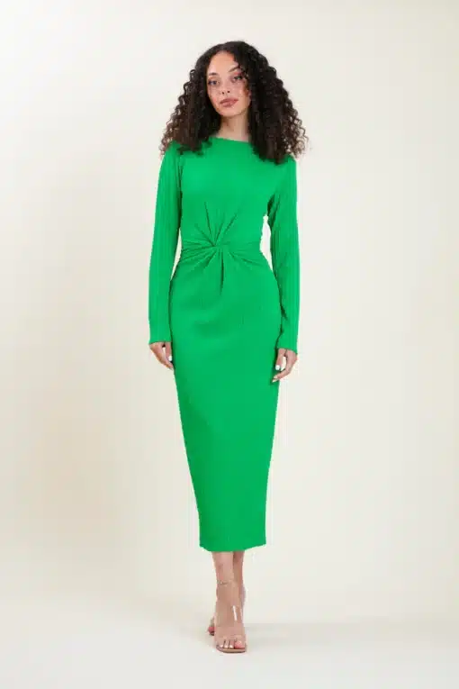 Dry Lake Flirty Dress Green