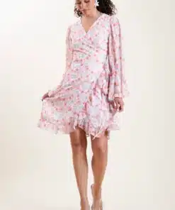 Dry Lake Everyday Dress Pink Rose Print