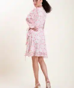Dry Lake Everyday Dress Pink Rose Print
