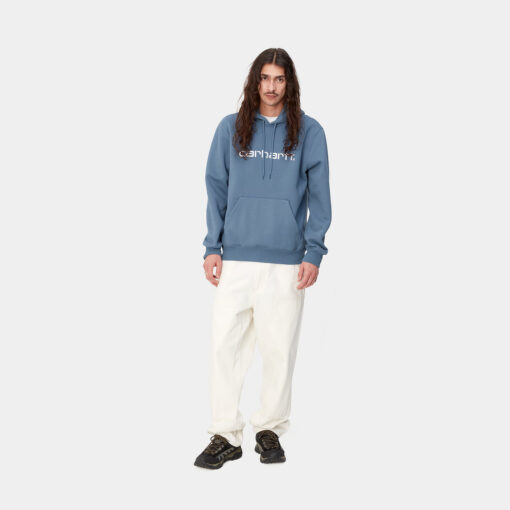 Carhartt WIP Hooded Carhartt Sweat Sorrent/White