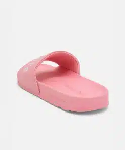 Juicy Couture Carmen Collegiate PU Slider Candy Pink