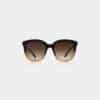 A.Kjaerbede Billy Sunglasses Black/Brown Transparent