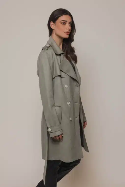 Rino & Pelle Kyona Trenchcoat Seamoss