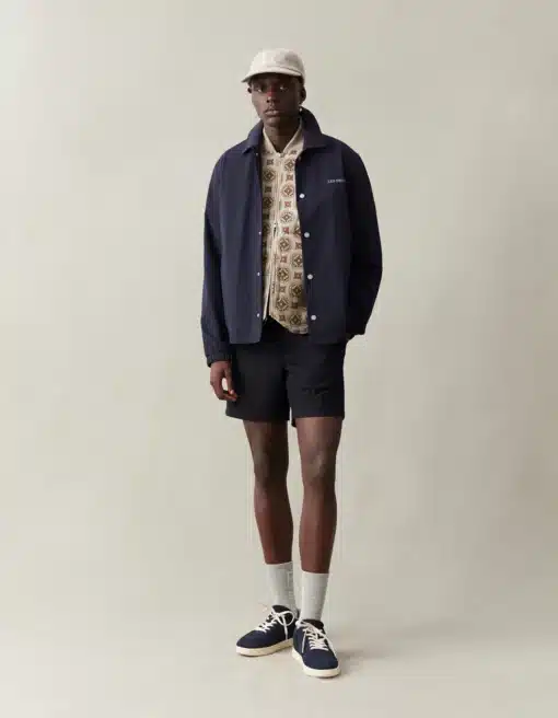 Les Deux Idris Coach Jacket Dark Navy