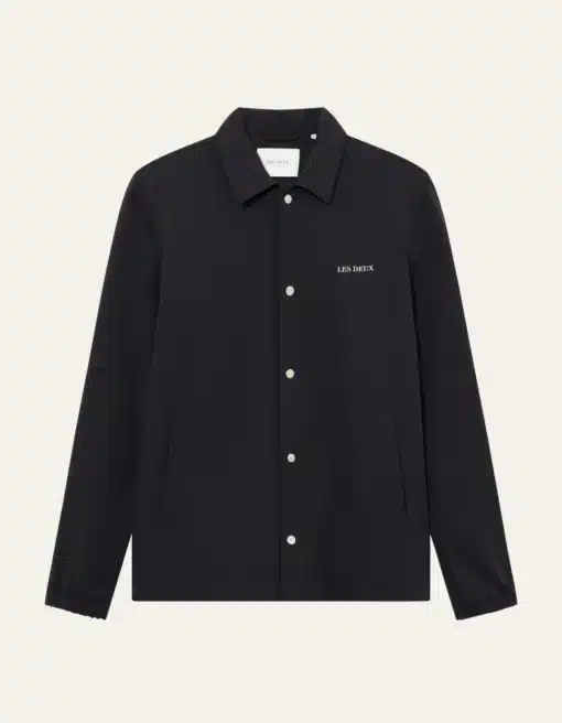 Les Deux Idris Coach Jacket Dark Navy