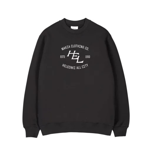 Makia All City Sweatshirt Black