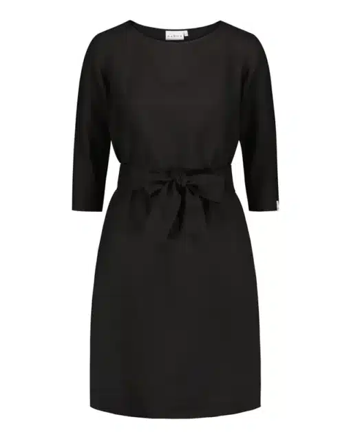 Nakoa Classic Linen Dress Black