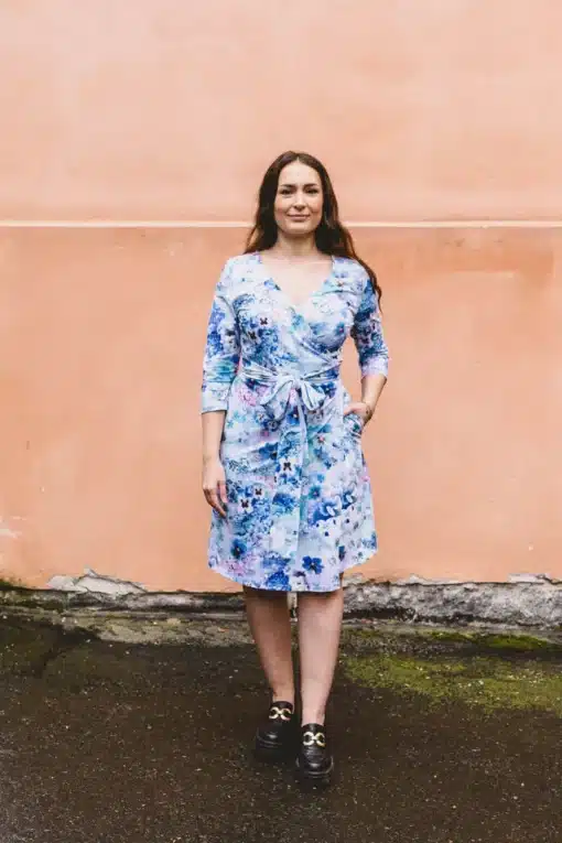 Nakoa Print Wrap Dress Lush