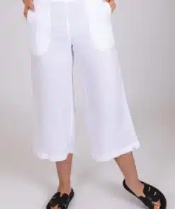 Nakoa Linen Culottes Coconut Milk