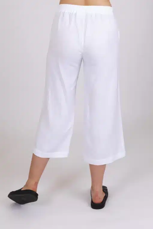 Nakoa Linen Culottes Coconut Milk