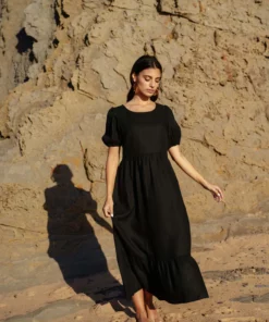 Nakoa Astrid Dress Black