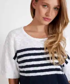 Holebrook Isabella Tee Navy/White