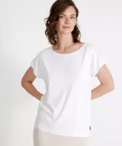 Holebrook Asta Capsleeve Top White