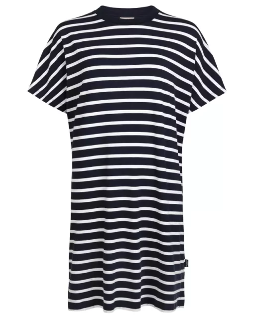 Holebrook Asta Tee Dress Navy/White