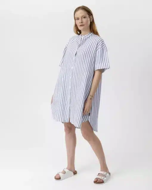 Holebrook Emily Tunic Dress White/Navy
