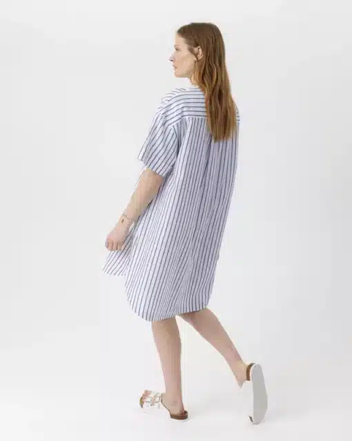 Holebrook Emily Tunic Dress White/Navy