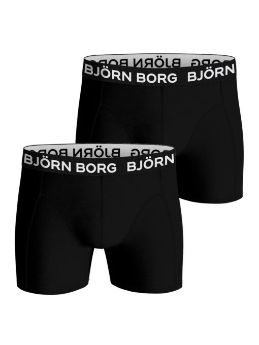 Björn Borg Bamboo Cotton Boxers 2-Pack Black