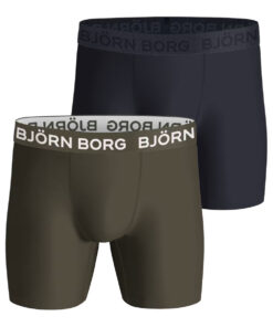 Björn Borg Performance Boxer 2-Pack Green, Grey