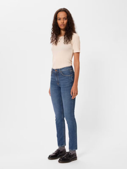 Nudie Jeans Mellow Mae Blue Mud