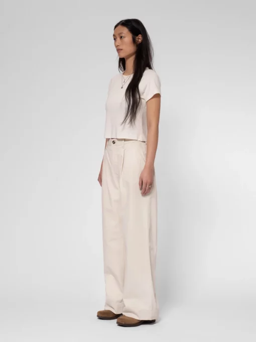 Nudie Jeans Suki Workwear Sailor Pants Ecru