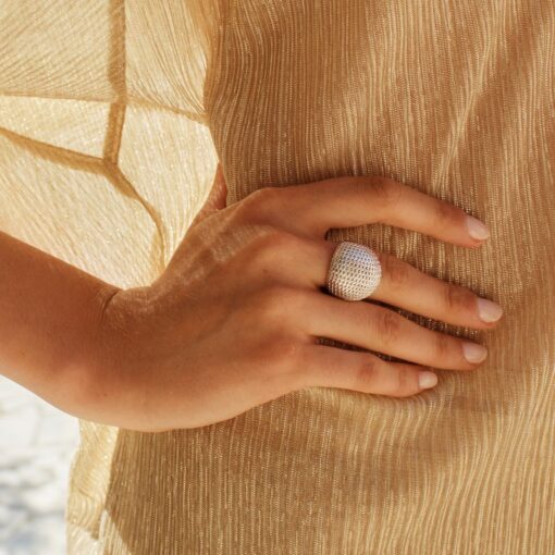 Edblad Amarillo Ring Rhodium L