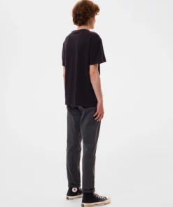 Nudie Jeans Roffe Slub T-Shirt Black