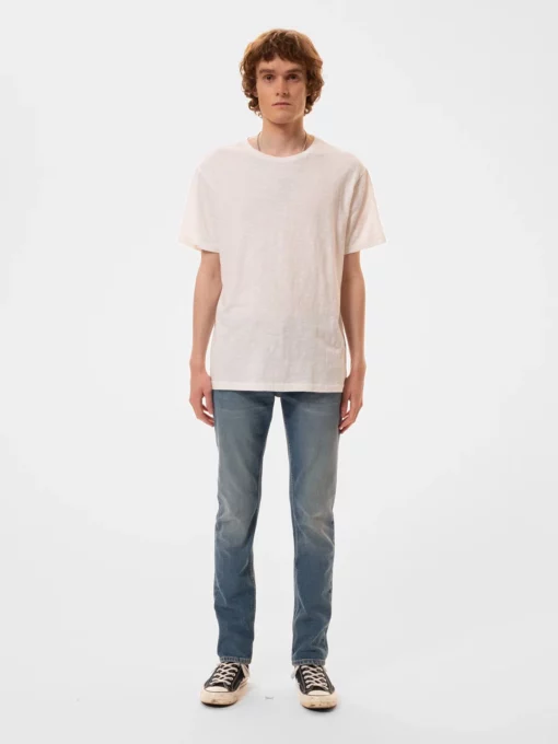 Nudie Jeans Roffe Slub T-Shirt Offwhite