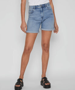 Vila Jo Denim Shorts Light Blue Denim