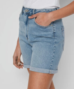 Vila Jo Denim Shorts Light Blue Denim
