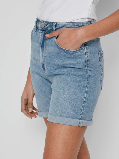 Vila Jo Denim Shorts Light Blue Denim