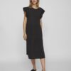 Vila Summer Midi Dress Black