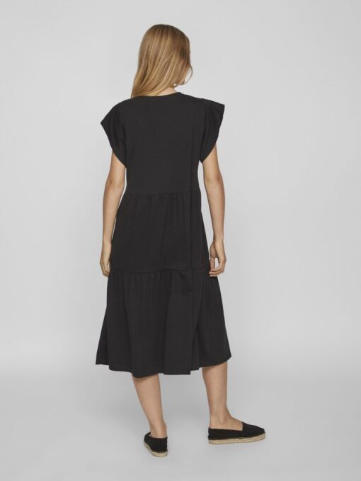 Vila Summer Midi Dress Black