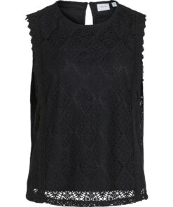 Vila Susanni Top Black Beauty