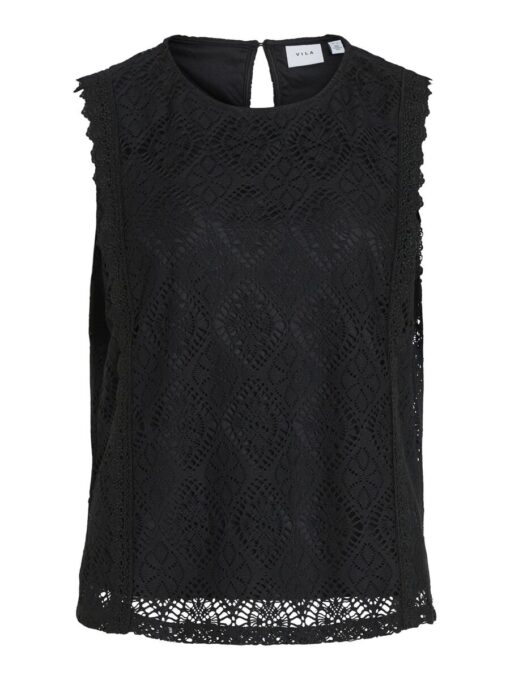 Vila Susanni Top Black Beauty