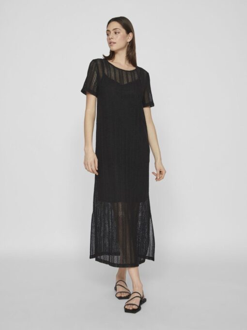 Vila Gardea O-Neck Ankle Dress Black