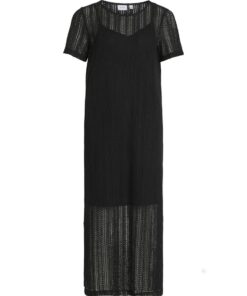 Vila Gardea O-Neck Ankle Dress Black