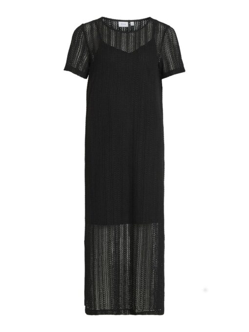 Vila Gardea O-Neck Ankle Dress Black